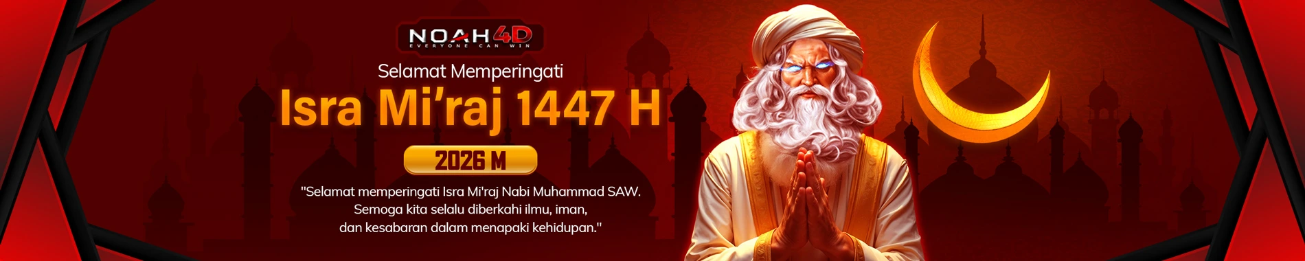 Selamat memperingati Isra Mi’raj 1447 H